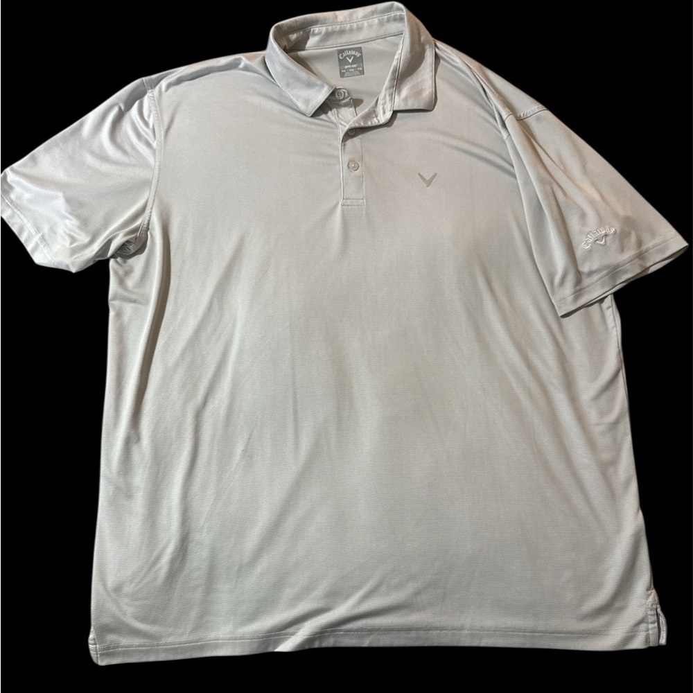 Men's Callaway Golf XXL White Polo Shirt